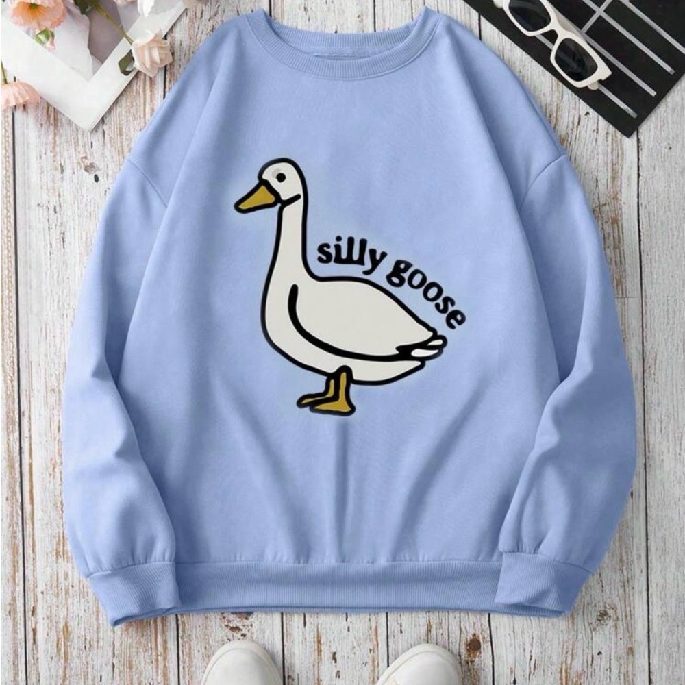 Blue Silly Goose Sweatshirt